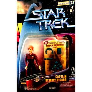 Star Trek Warp Factor Series 2 Captain Beverly Picard Action Figure NIB